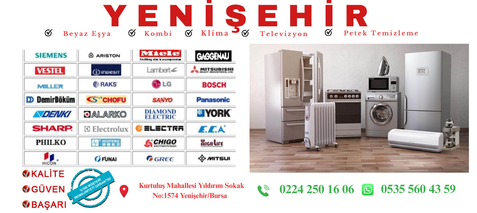 Yenişehir Beyaz Eşya